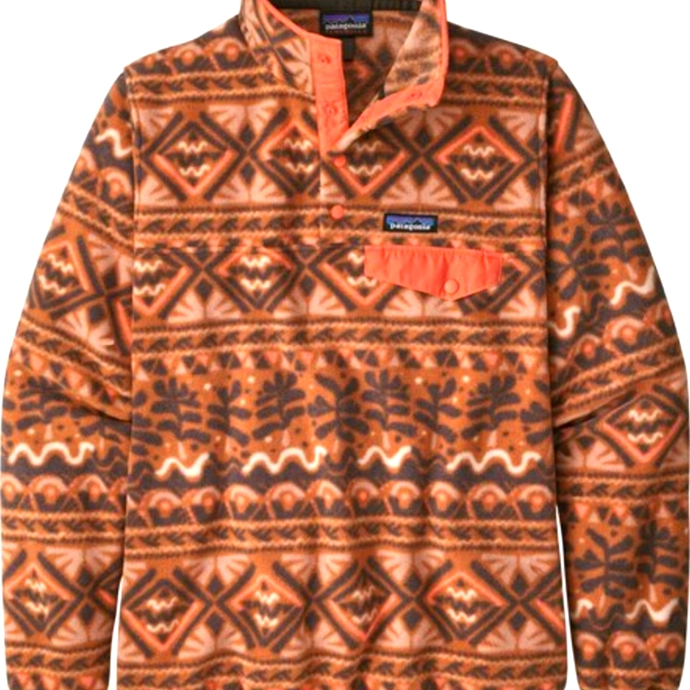 BNWT Patagonia Synchilla Fleece in Henna Brown
